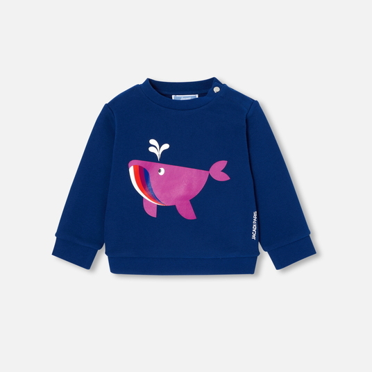 Sweater van fleece baby jongen