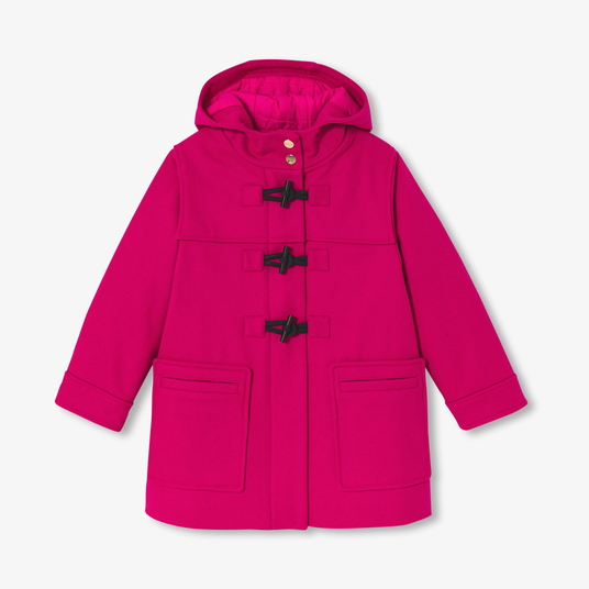 Duffle-coat enfant fille en laine