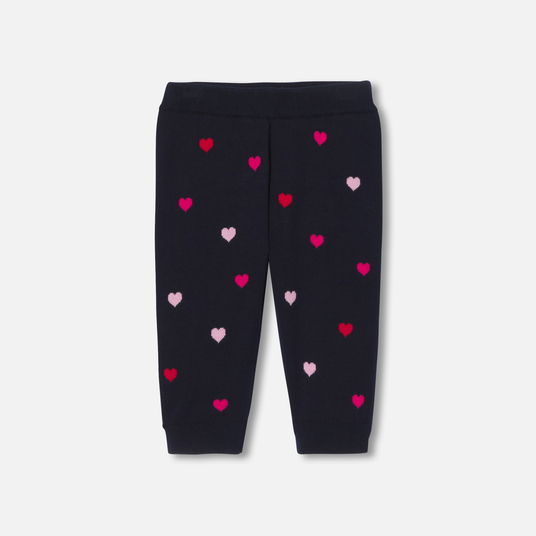 Pantalon bébé fille en tricot