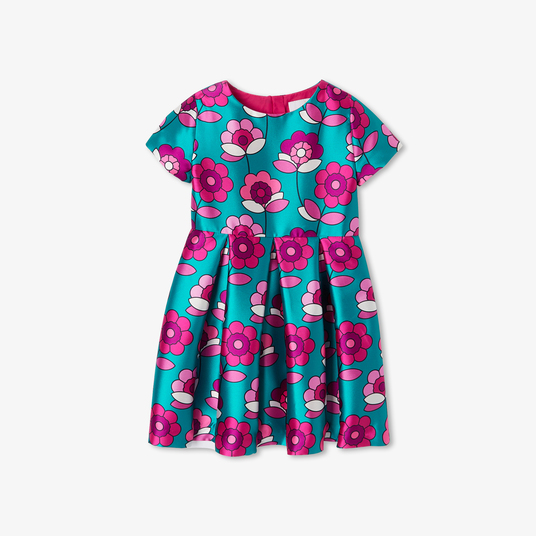 Robe enfant fille en satin